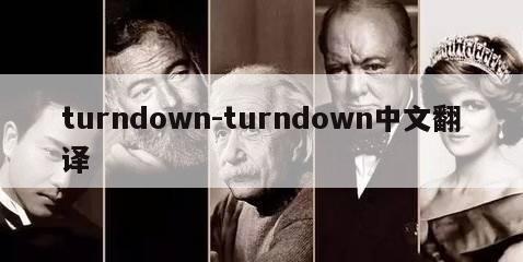 turndown-turndown中文翻译